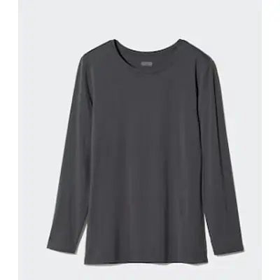 Uniqlo Heat tech scoop neck long sleeve t- shirt primary image