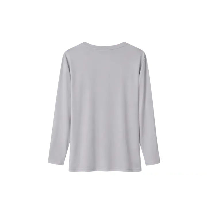 Uniqlo Heat tech scoop neck long sleeve t- shirt - Color: white, Size: L