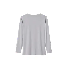 Uniqlo Heat tech scoop neck long sleeve t- shirt - Color: white, Size: L
