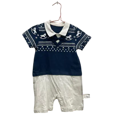 Deer Stylish Formal Baby Romper" primary image