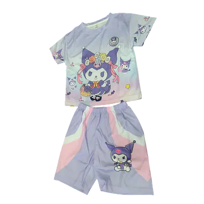 Sanrio Kuromi T-shirt and shorts set primary image