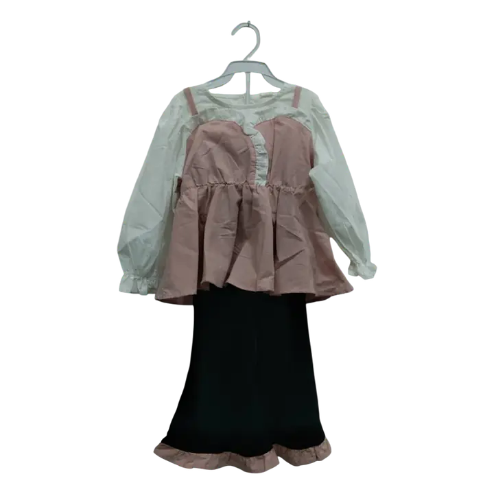 Children's Two-Piece Coordinated Clothing Set - Color: pink