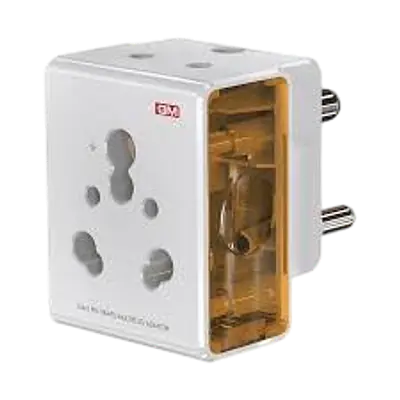 Goldmedal Curve Plus 3 Pin Multi Plug Travel Adaptor secondary image