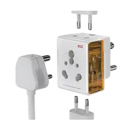 Goldmedal Curve Plus 3 Pin Multi Plug Travel Adaptor - Master