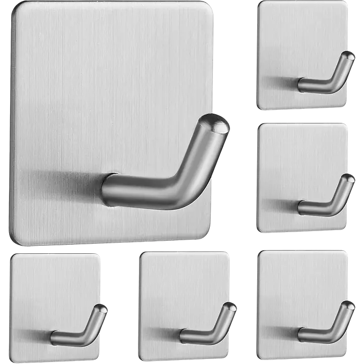 Stainless Steel Adhesive Hook. - Master