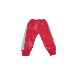 Kids Terry Jogger Pants - Color: red, Size: 16
