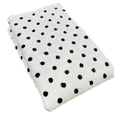 Modern Black and White Polka Dot Decorative Pillow primary image