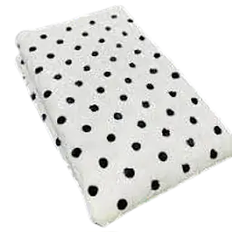 Modern Black and White Polka Dot Decorative Pillow - Master