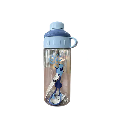 Portable Water Bottle with Built-in Straw primary image