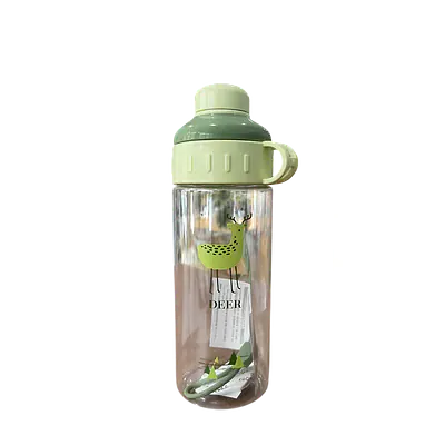 Portable Water Bottle with Built-in Straw primary image