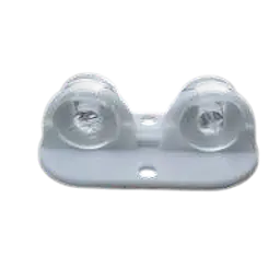 Self-Adhesive Mini Caster Wheel - Color: white