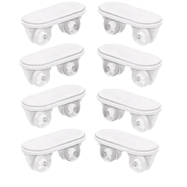 Self-Adhesive Mini Caster Wheel - Color: white