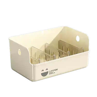 Multi-Compartment Storage Organizer Basket primary image