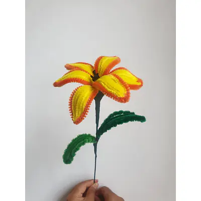 Pipe cleaner flowers, craft flower, beautiful flowers, colorful flowers secondary image