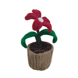 Classic Red Forever Flower - Master