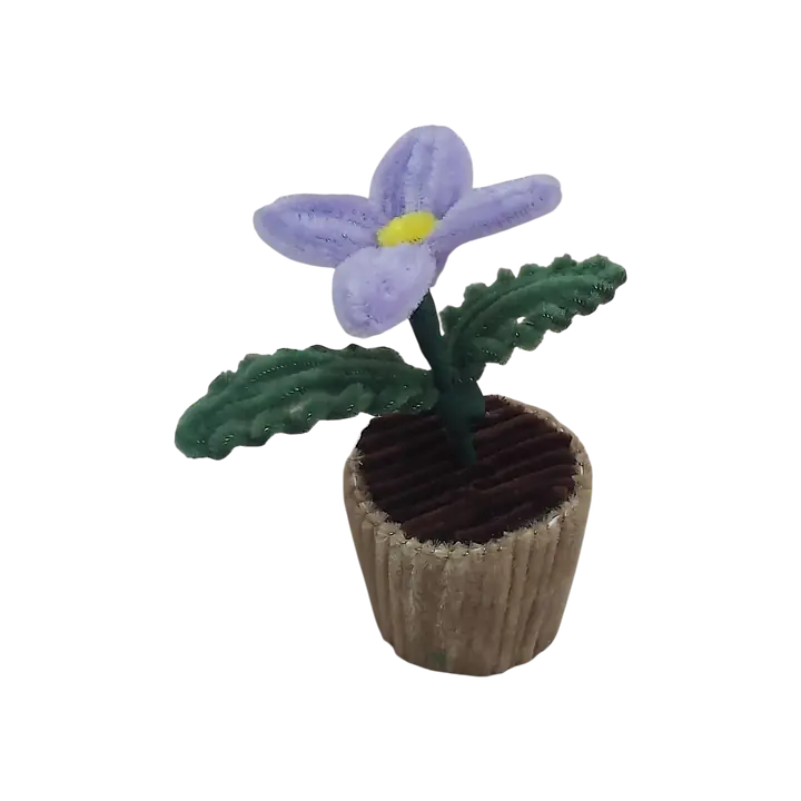Purple Petal Potted Flower - Master