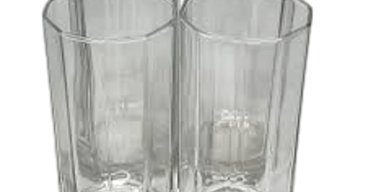 Octagonal Highball Glass