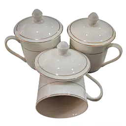 Ceramic Tea Mug with Lid - Master