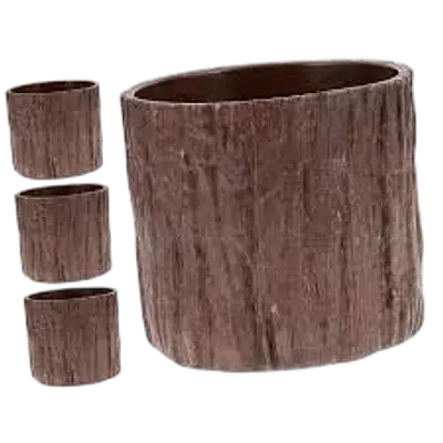Tree Bark Planter / Flower Pot secondary image