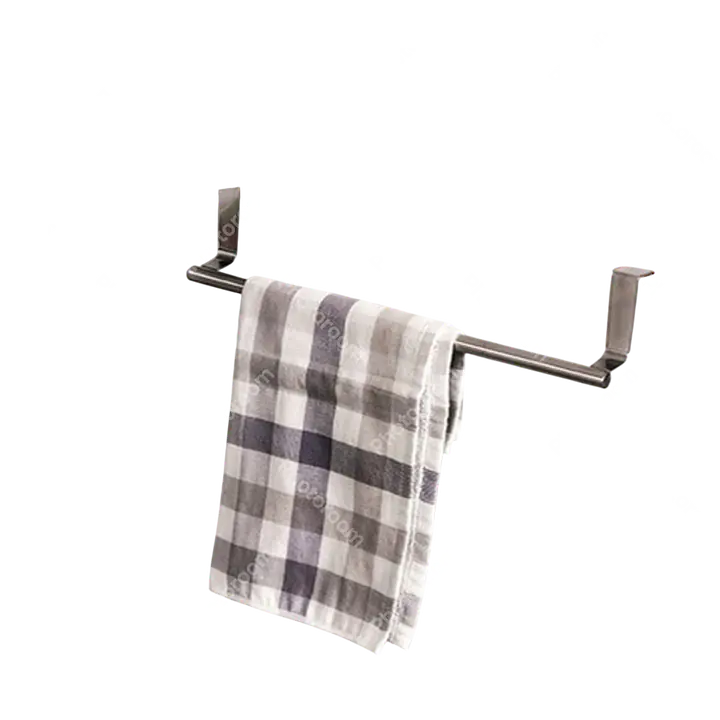 Stainless Steel Over-the-Door Towel Bar - Master