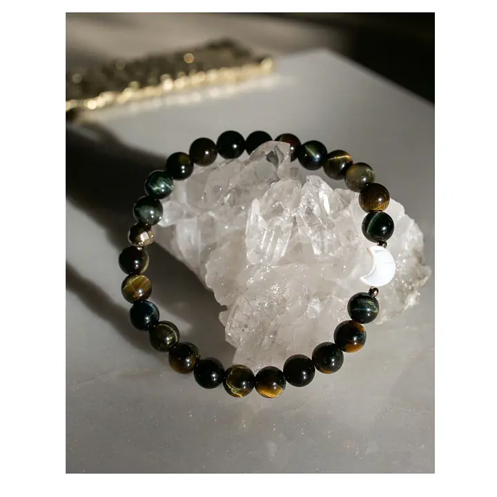 Blue Tigers Eye Bracelet - Master