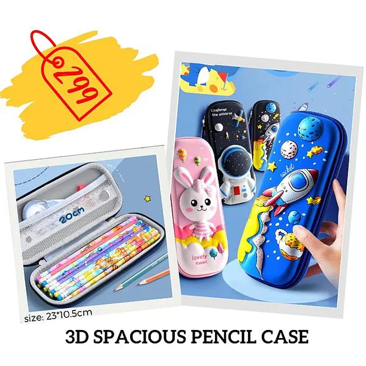 3D Spacious Pencil Case - Master