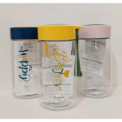 Happy Smile Water Bottle W/Strap primary image