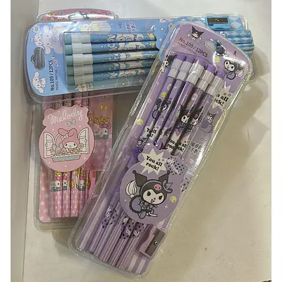Cartoon Printed Pencil Set primary image