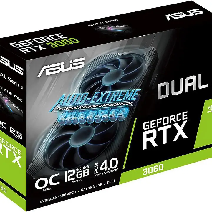 ASUS Dual GeForce RTX 3060 12GB GDDR6 PCI Express 4.0 Graphics Card DUAL-RTX3060-O12G-V2 - Master