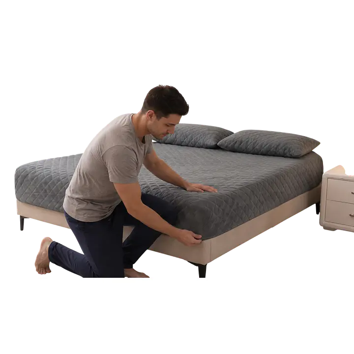 Quilted Fur Mattress protector Set - Master