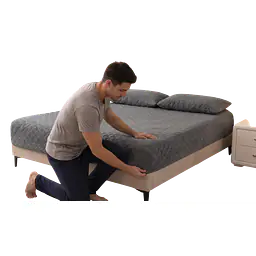 Quilted Fur Mattress protector Set - Master