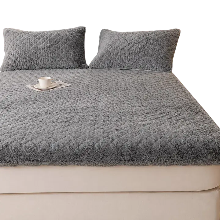 Quilted Fur Mattress protector Set - Master
