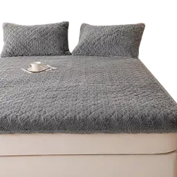 Quilted Fur Mattress protector Set - Master