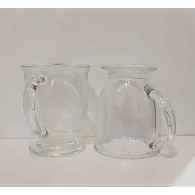 Striped Tempered Glass Tea Cup primary image