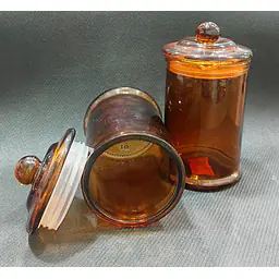 Glass Jar Amber 350ml - Master