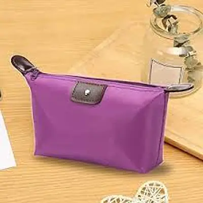 Cosmetic Bag Nylon Purple secondary image