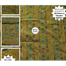 Half Kira - Silk Pattern on Telecotton. Timeless Elegance with Traditional Bhutanese Weave. - Master