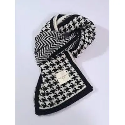 Woven Stripe Muffler Black primary image