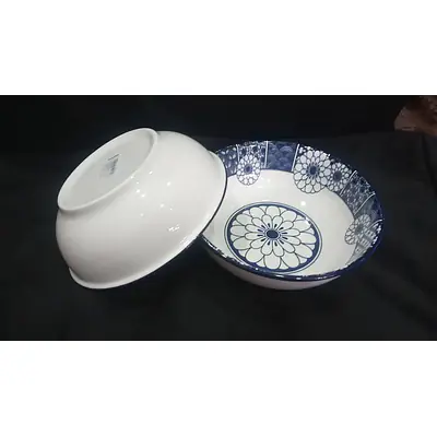 Blue and White Airplane Bowl primary image
