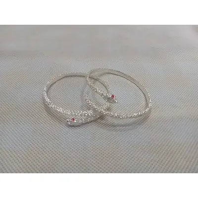 Adjustable Silver Snake Bracelet primary image
