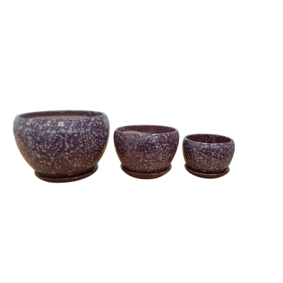 Ceramic Flower Pot Set of 3 primary image