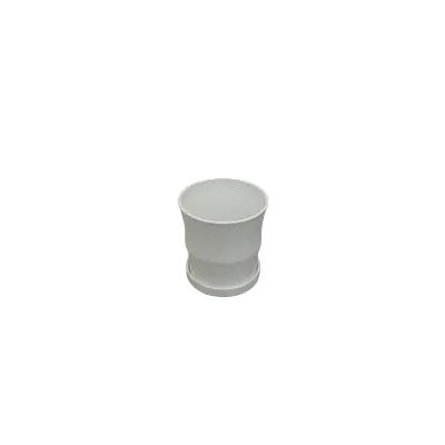 White color Flower Pot- Small primary image