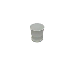White color Flower Pot- Medium - Master