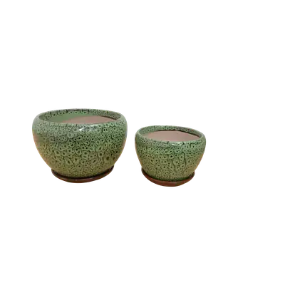 Ceramic Plant Pot set of 2 primary image