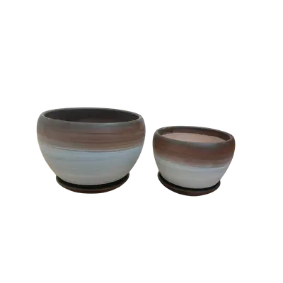 Ceramic Plant Pot set of 2 primary image