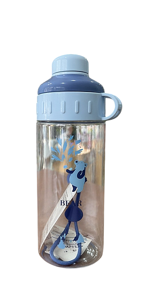 Portable Water Bottle with Built-in Straw