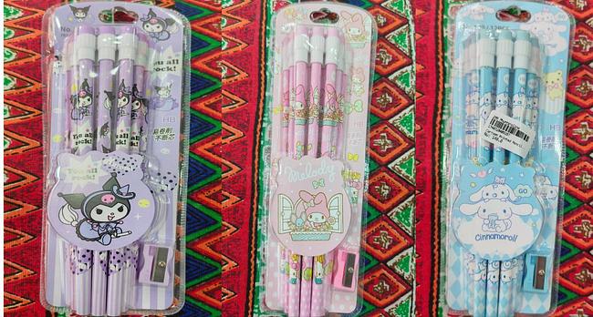Cartoon Character Pencil Set of 12
