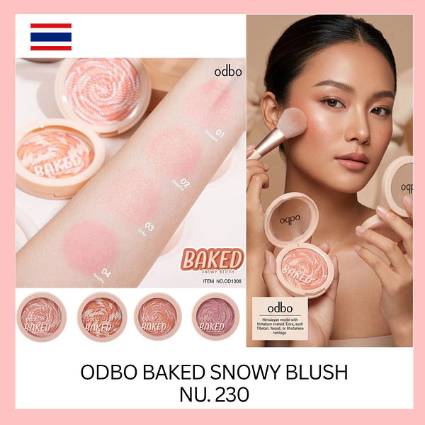 odbo Baked Snowy Blush