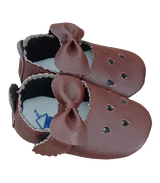 Heart Bow Soft Sole Baby Moccasins