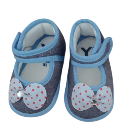Baby Girl Bowknot Crib Shoes